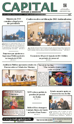 Capa da edição 381 do Jornal Capital