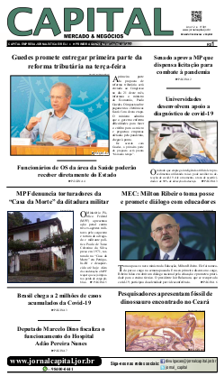Capa da edição 391 do Jornal Capital