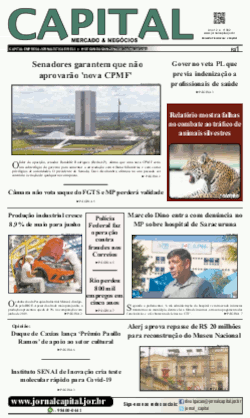Capa da edição 392 do Jornal Capital