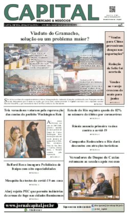 Capa da edição 393 do Jornal Capital