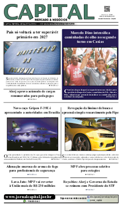 Capa da edição 398 do Jornal Capital