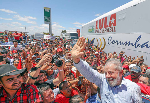 Caravana de do ex presidente Lula desembarca nas cidades da Baixada Fluminense Divulgação Ricardo Stuckert
