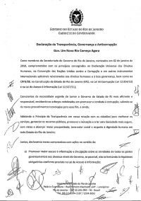 Governador e secretários assinam Declaração Anticorrupção 1