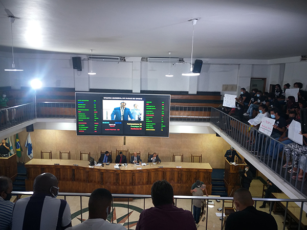 Aumento da Covid-19 faz Legislativo de Duque de Caxias voltar com as sessões on-line