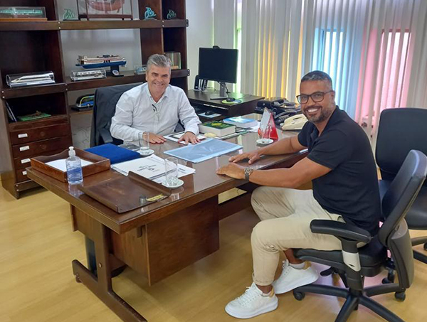 Presidente da Câmara de Caxias se reúne com secretário estadual de Transportes