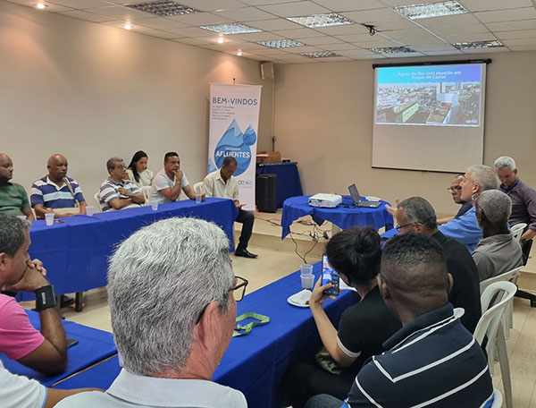 Águas do Rio realiza reunião com lideranças comunitárias da Baixada Fluminense