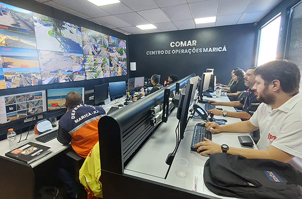 Centro de Operações de Maricá monitora a cidade 24h por dia