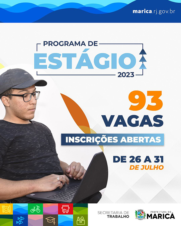 Prefeitura de Maricá abre inscrições online para estágio remunerado