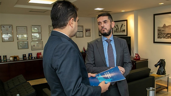 Presidente da Alerj é recebido Pelo TCE-RJ em visita institucional