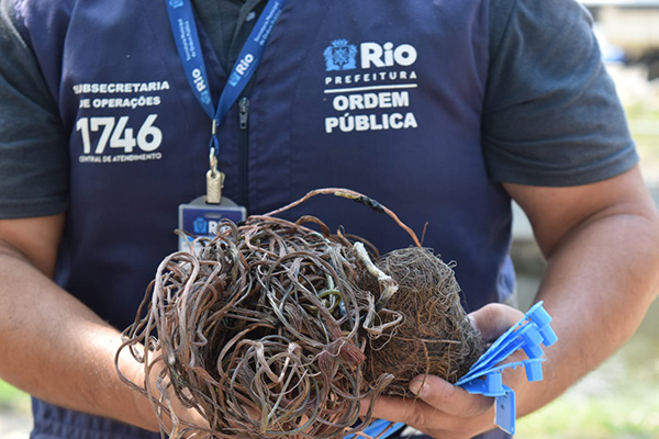SEOP apreende 20 quilos de cobre em ferro-velho ilegal na Lagoa, Zona Sul do Rio