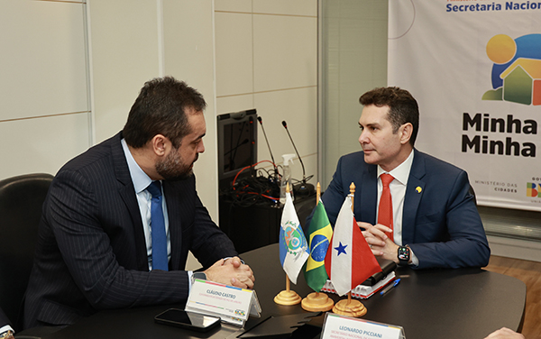 Governador se reúne com ministro das Cidades, em Brasília