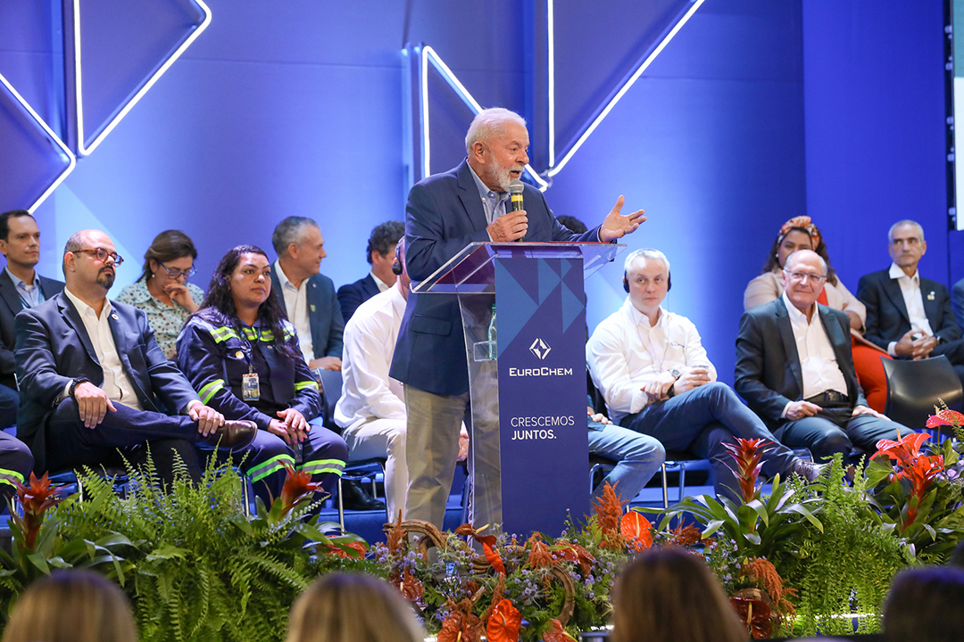 Foto: Banco de Imagens “O Brasil será um país imbatível”, diz Lula na inauguração do Complexo Mineroindustrial da EuroChem