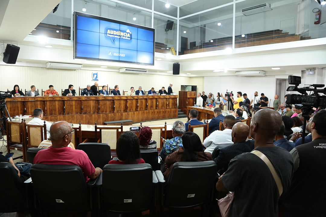 Fotos: Art Vídeo/Victor Hugo Segurança é discutida em audiência pública na Câmara de Duque de Caxias