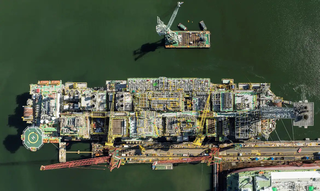 Foto: Divulgação/Petrobras Nova plataforma chega ao pré-sal e pode aumentar produção em 20%