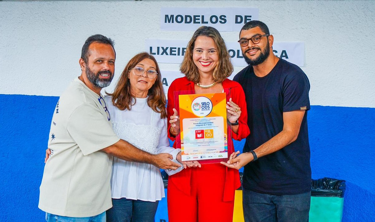 Foto: Gilberto Rocha/Meriti Meriti conquista reconhecimento da ONU com escola premiada por práticas sustentáveis