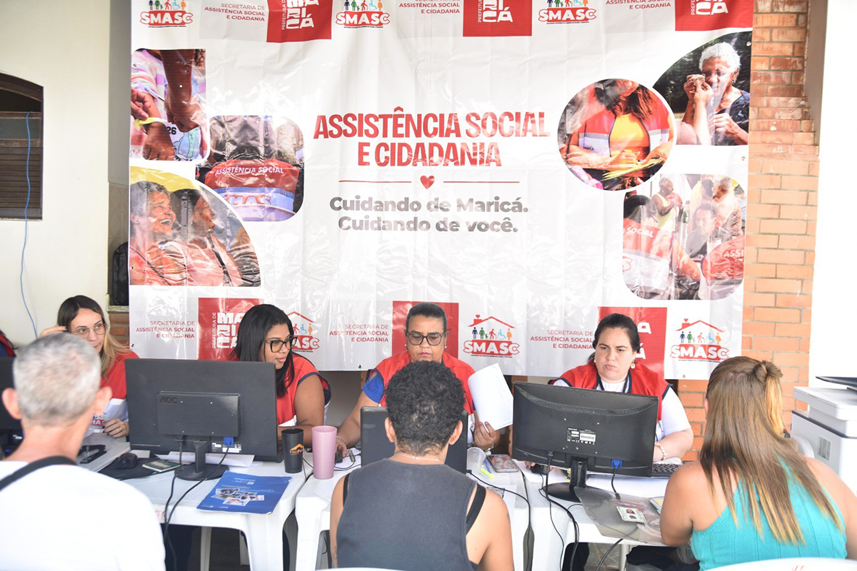 Foto: Divulgação/Maricá Maricá realiza mutirão do CadÚnico em Ponta Negra e atende mais de 200 moradores